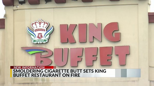 Fire at King Buffet in Lafayette caused by discarded cigarette; ruled an accident