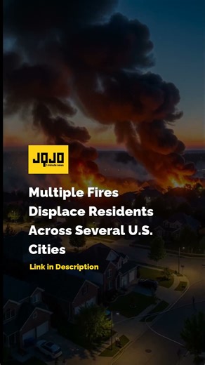 Multiple Fires Displace Residents Across Several U.S. Cities