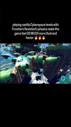 sonic frontiers revisited's physics in vanilla levels