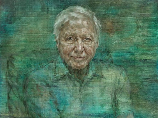 Jonathan Yeo celebrates David Attenborough with new portrait
