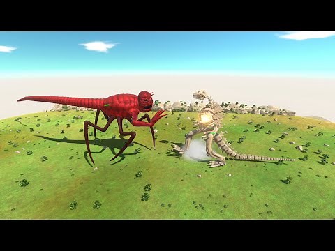 Red Titanus vs Skeleton Godzilla | Epic ARBS Monster Battle Showdown