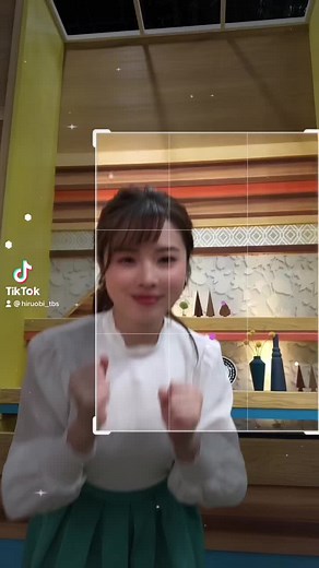 皆川アナの写り込みチャレンジ