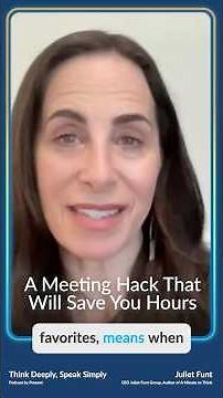 Make Meetings Shorter - Rolling Dismissal + Voice Memos | Meeting Tips from Juliet Funt