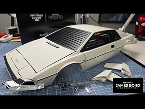 Build the James Bond 007 The Spy Who Loved Me Lotus Esprit 1:8 Scale - Pack 10 - Stages 76-83
