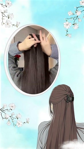 Lazy Girl's Hair Gripper: Strong & Never Falls! (适合懒人！强效不易掉