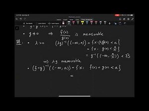 Measure and Integration - Lecture 8 part 2