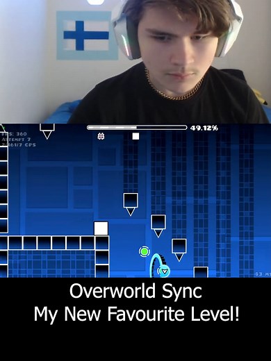 Overworld Sync, my new favourite level! #geometrydash | geometry dash