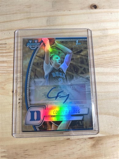 Cooper Flagg (custom Card Novelty) 1/1 (facsimile) Duke Blue Devils Basketball Card READ!!!!!! - Etsy