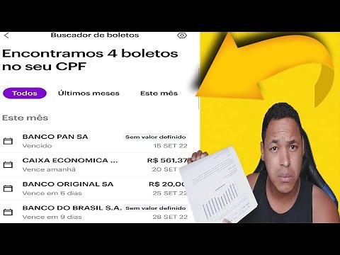 COMO SABER SE TEM ALGUM BOLETO NO SEU NOME ATRAVES DO SEU CPF | PUXA TODOS OS SEUS BOLETOS