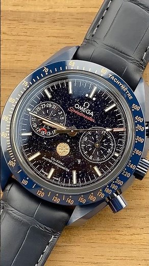 Omega Speedmaster Moonwatch Blue Side Of The Moon Aventurine (304.93.44.52.03.002) 1-Minute Review