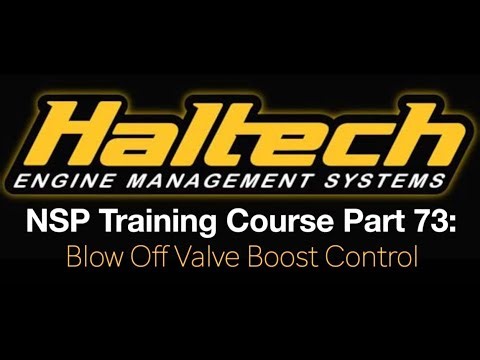 Haltech Elite NSP Training Course Part 73: Blow Off Valve Boost Control | Evans Performance Avademy