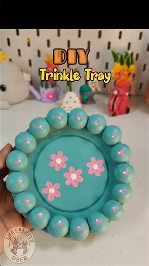 DIY Trinkle Tray Craft #diycrafts #clayart #viralshort #homedecor #handmade #artandcraft #diy