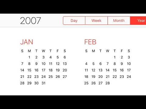 2007 Calendar