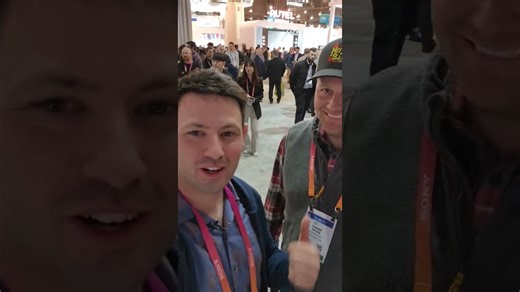 At Sony booth at CES