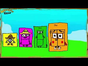‪@Numberblocks‬ Days of the Week Numberblocks