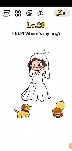 Brain out level 20 HELP! Where's my ring