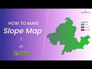 How to make slope map in QGIS?| With Reclassification