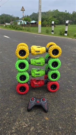 Remote Wala Rc Four Moka Car Stacking 🚘