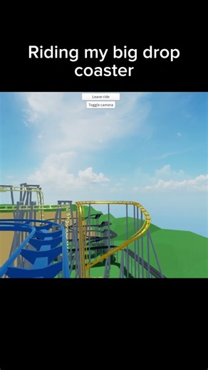 Riding my big drop coaster in TPT2