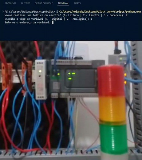 Controlando uma Saída Digital do CLP Schneider TM200CE24T via Modbus TCP/IP com Python!