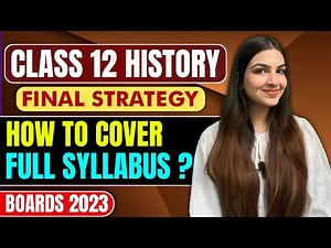 Class 12 History Final Roadmap💯| How to cover full syllabus in a week?😱History Strategy 2023 #cbse