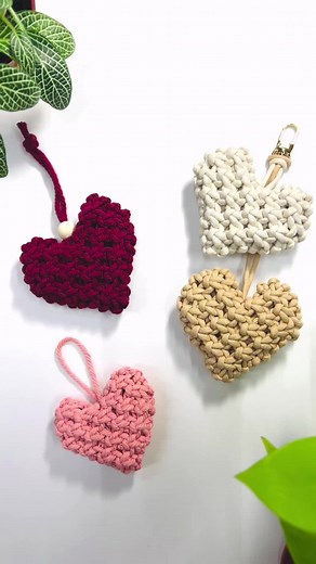 Móc khoá trái tim, căng phồng xinh xỉu luôn. Thực hành đan dây Macrame cùng MD nào #macrame #handmadecraft #handmade #gift #heart #fyp #macrametutorial #xuhuong #macramelove