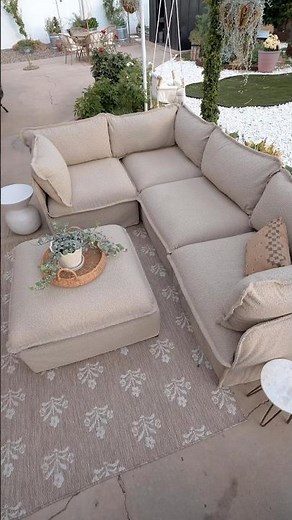 ☀️ Turning My Patio Into an Outdoor Living Room #patiodesign #patiostyle #outdoorlivingspace