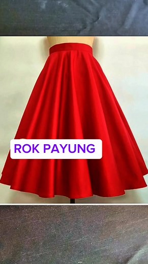 3M views · 29K reactions | Ini Rok PAYUNG #sewing_tips_and_trick_beginners #diy #design #skirt #tutorialmenjahit #stitching #DIY #sewingdiy #tutorial #sewinghacks #goviral #foryou #reel #reelsviral | ElynKebaya | Facebook