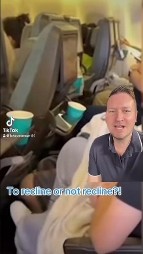 Passengers FIGHT Over Reclining Airplane Seat! (2024)