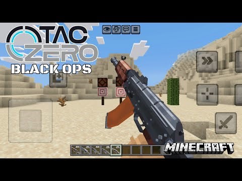 TACZBE v1.0 Black Ops skin pack By: Chinese Modifier | Minecraft Bedrock & Pocket Edition