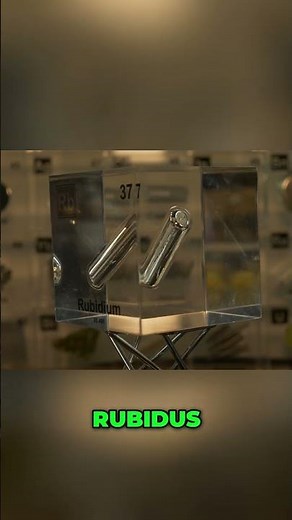 Discovering Rubidium: The Red Element Found By Spectroscopy! #shorts