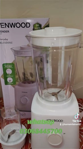 KENWOOD Blender and ice Crushr 1.5-liter capacity, 300 watt WhtsAp *03068445700*#harmainelectronics