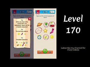IQ Boost Level 170 Figure out the correct sequence of items