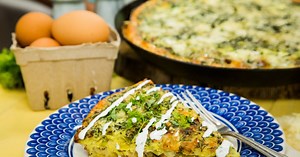 Hash Brown and Leek Frittata - Recipe