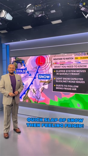 Addison Green on Instagram: "❄️➡️🥶🌬️we won’t like what’s coming soon, #HudsonValley! Get ready for a quick moving system to drop a little bit of snow and then a whole lot of cold air Friday to Sunday! #news12 #albertaclipper #westchestercounty #bitterblast"