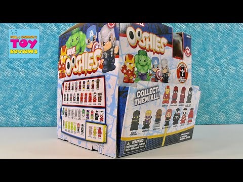 Marvel Ooshies Blind Bag Pencil Toppers Opening Full Case Review | PSToyReviews