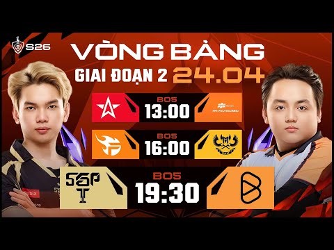 🔴 TRỰC TIẾP: SGP vs BOX | GIAI ĐOẠN 2 | ĐTDV MÙA XUÂN 2026