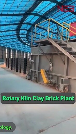 Automatic Clay Brick Making Plant, Rotary Kiln Firing Technology