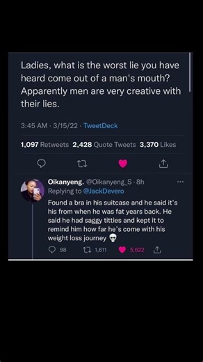 craziest lies men tell | Subscribe for more #motivation 😊👍