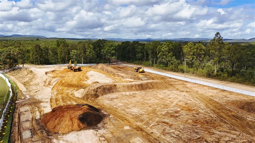 Bulk earthworks underway despite challenging weather conditions. Proud to be helping deliver the Cessnock Stabling Development. Watch this space. | B&C Civil Solutions