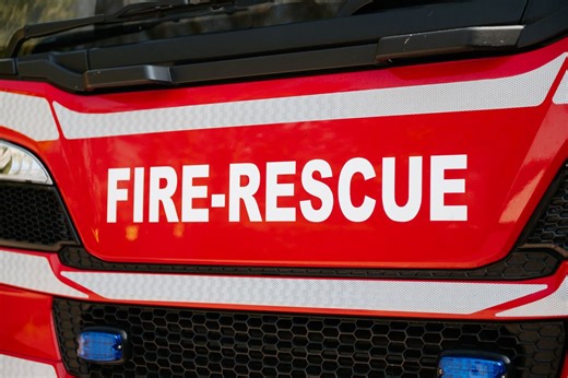 Firefighters attend after vehicle ends up on roof in South Shropshire ditch