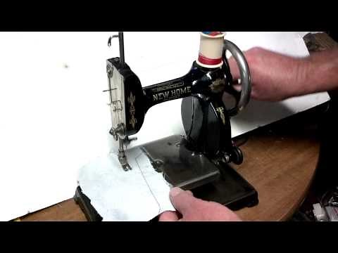 Rare Antique 1912 New Home Midget Hand Crank Sewing Machine