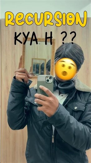 Recursion kya h ? #shorts #viral #coding #dsa