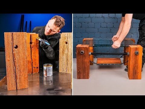 DIY Industrial Coffee Table – Simple, Strong, and Stylish!