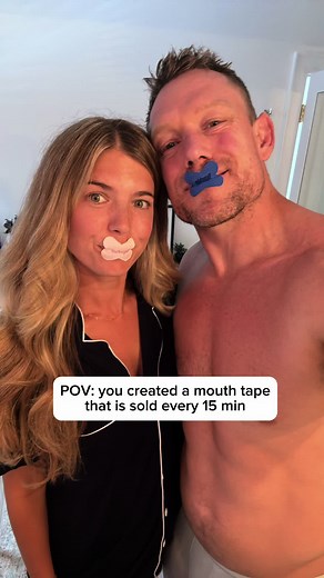 Packaging ASMR… We just wanted to say a huge thank you for trusting us to help you achieve a better nights sleep. The last two weeks since launch have been so crazy but we are so grateful for all of the support ☺️🙏 We are so passionate about our mouth tape and with every single order we package and ship off we still have to pinch ourselves to make sure all this support is real!!! We have been spending early mornings and late nights after the kids go down to pack and get these out as fast as we 