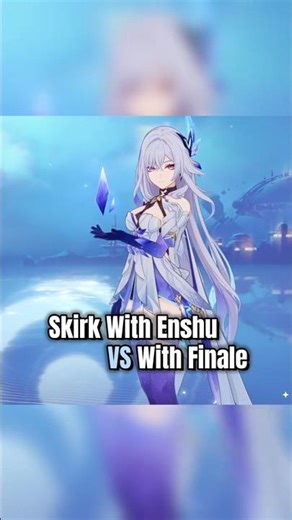 F2p Skirk With Calamity Of Enshu Vs With Finale Of The Deep #genshinimpact #genshin #skirk #furina