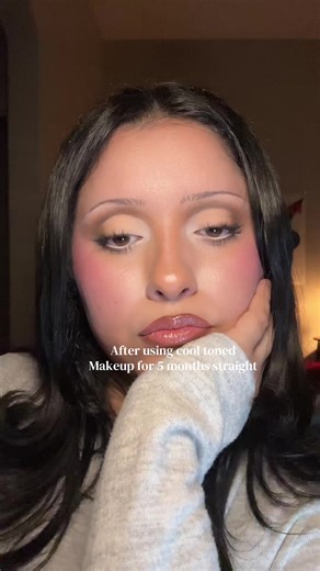So pretty but I love my cool toned makeup so much 😭 | cool toned makeup