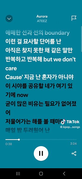 aurora by ateez #kpopsongs #ateez #spotify #songlyrics