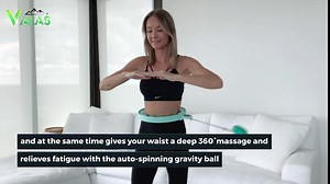 valas Smart Weighted Exercise Hoop Plus Size for Adults Weight Loss,Detachable Knots with Extra Links ,2 in 1 Adomen Fitness Massage Infinity Fitness Hoop for Adults and Beginners