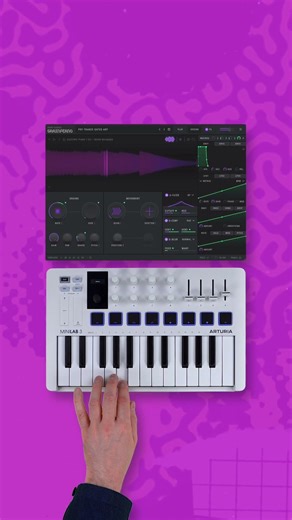Create rhythmic sounds with Grainferno’s syncable grain generation.